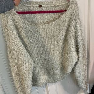 Free people wide neck sweater
